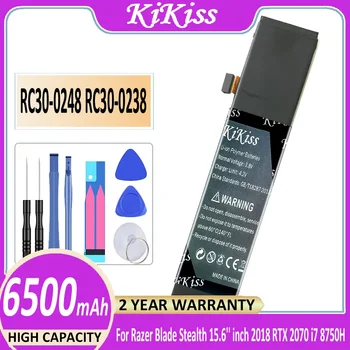  Батарея KiKiss RC30-0238 RC300248 RC3002 6500 мАч Для Razer Blade Stealth 2018 RTX 2070 i7 8750H 15,6 