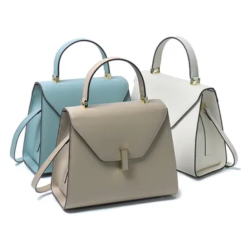 Новая роскошная дизайнерская сумка из натуральной кожи Женская сумка большой емкости Модная простая сумка через плечо через одно плечо