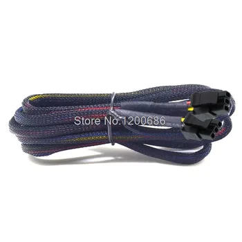 1 М 20AWG 436450300 43645-0300 3-контактный разъем-розетка Molex Micro-Fit 3.0 С черной оплеткой кабеля
