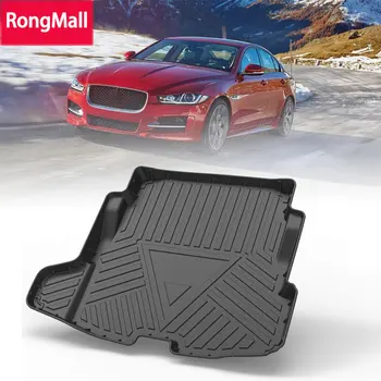Коврик для багажника автомобиля TPE, коробка для хранения, накладка для Jaguar XE 2018, водонепроницаемые резиновые автомобильные коврики