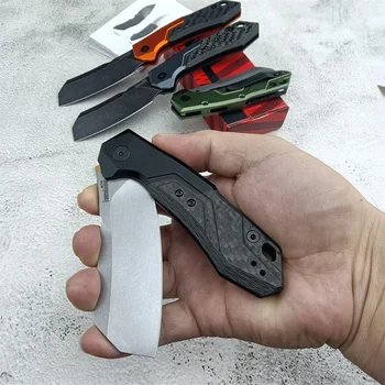 Новый Складной Карманный Нож Keshaw 7850 Launch 14 D2 Blade Action Алюминий + Ручка Из Углеродного Волокна Охотничьи Рыболовные EDC Инструментальные Ножи