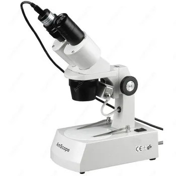 Стереомикроскоп с USB-камерой-AmScope поставляет 20X-40X стереомикроскоп с USB-камерой