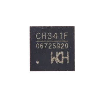 10 шт./лот CH341F QFN-28-EP (4x4) Микросхема адаптера шины USB с 2-проводным и 4-проводным синхронным последовательным интерфейсом