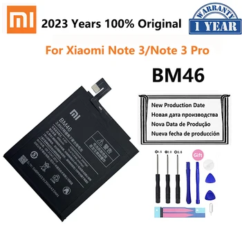 100% Оригинальный Мобильный Телефон Реальной Емкости 4050 мАч BM46 Для Xiaomi Redmi Note 3 Note3 Pro/Prime Hongmi Battery Bateria