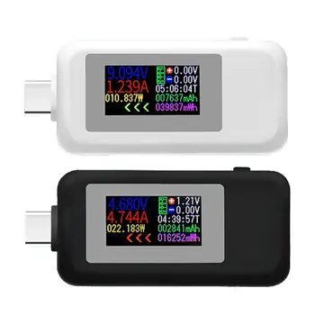 Удобный тестер USB KWS-1902C Type-C 0-5A 4-30V и тестер тока