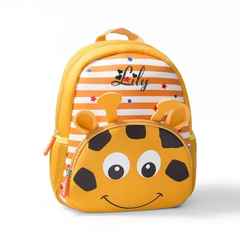 Рюкзак для малышей, Водонепроницаемый рюкзак для дошкольного учреждения, Школьный рюкзак с 3D милыми мультяшными животными для детей, Сумка для переноски ланч-бокса для мальчиков и девочек