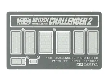 Tamiya 35277 1/35 Детали С Фототравлением Для Британского Танка модели 35274 Challenger 2