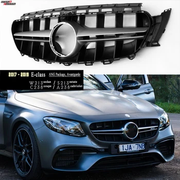 Решетка Радиатора Переднего Бампера E63 Design Для Mercedes 2016 - 2019 E Class W213 S213 C238 A238 ANG Package и Авангардных Моделей