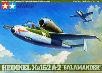 Tamiya 61097 Комплект масштабной модели Реактивного истребителя 1/48 немецкого Heinkel He162 Salamander