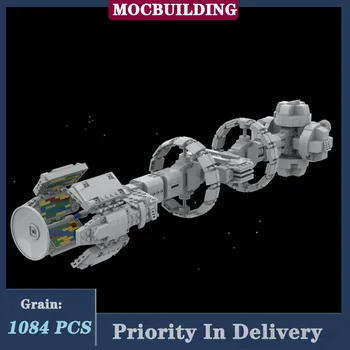 MOC Space N-1 Модель Строительного блока в сборе DIY Коллекция космических кораблей Серия Игрушек в подарок