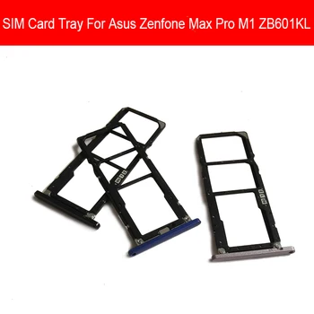 Держатель Лотка для двух Micro Sim-карт Asus Zenfone Max Pro (M1) ZB601KL ZB602KL Micro SD Reader Слот Для Sim-карты Запасные Части